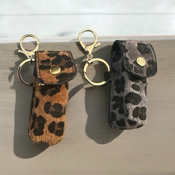 Olivia Moss You Are The Balm Lip Balm Holder Gray & Brown (Quantity 2) - Picture 1 of 2